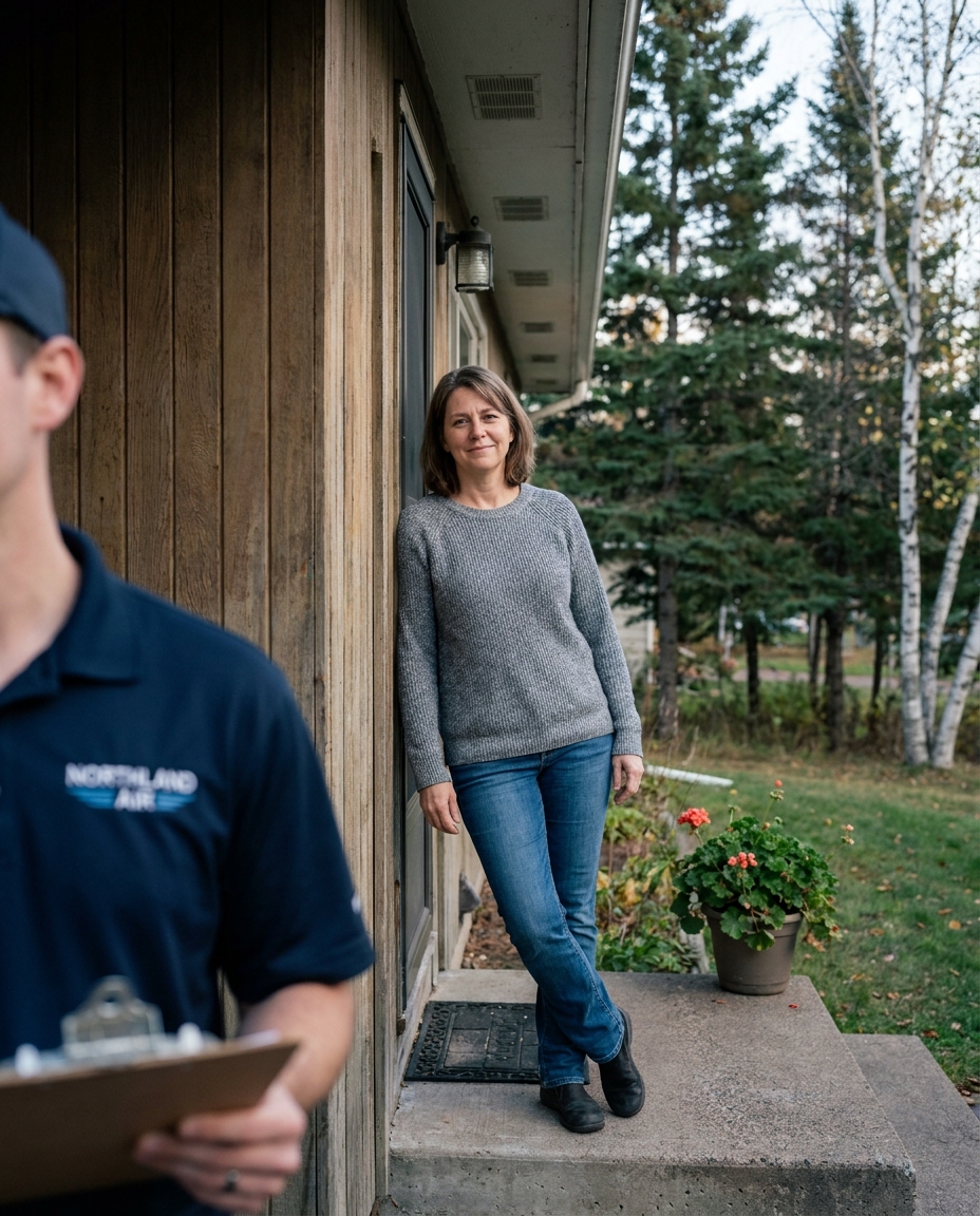 Northland Air homeowner customer