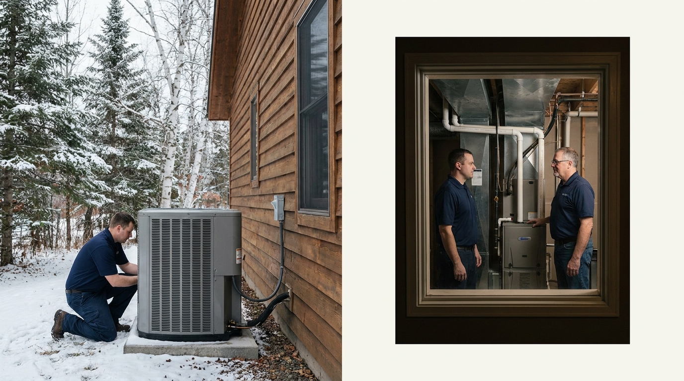 Cold-Climate Heat Pump vs. Furnace: Real Duluth Numbers