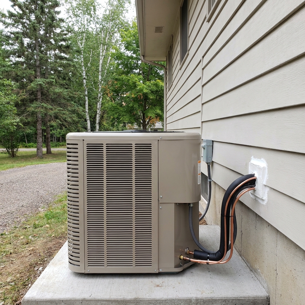 Outdoor Condenser Install in Duluth, MN